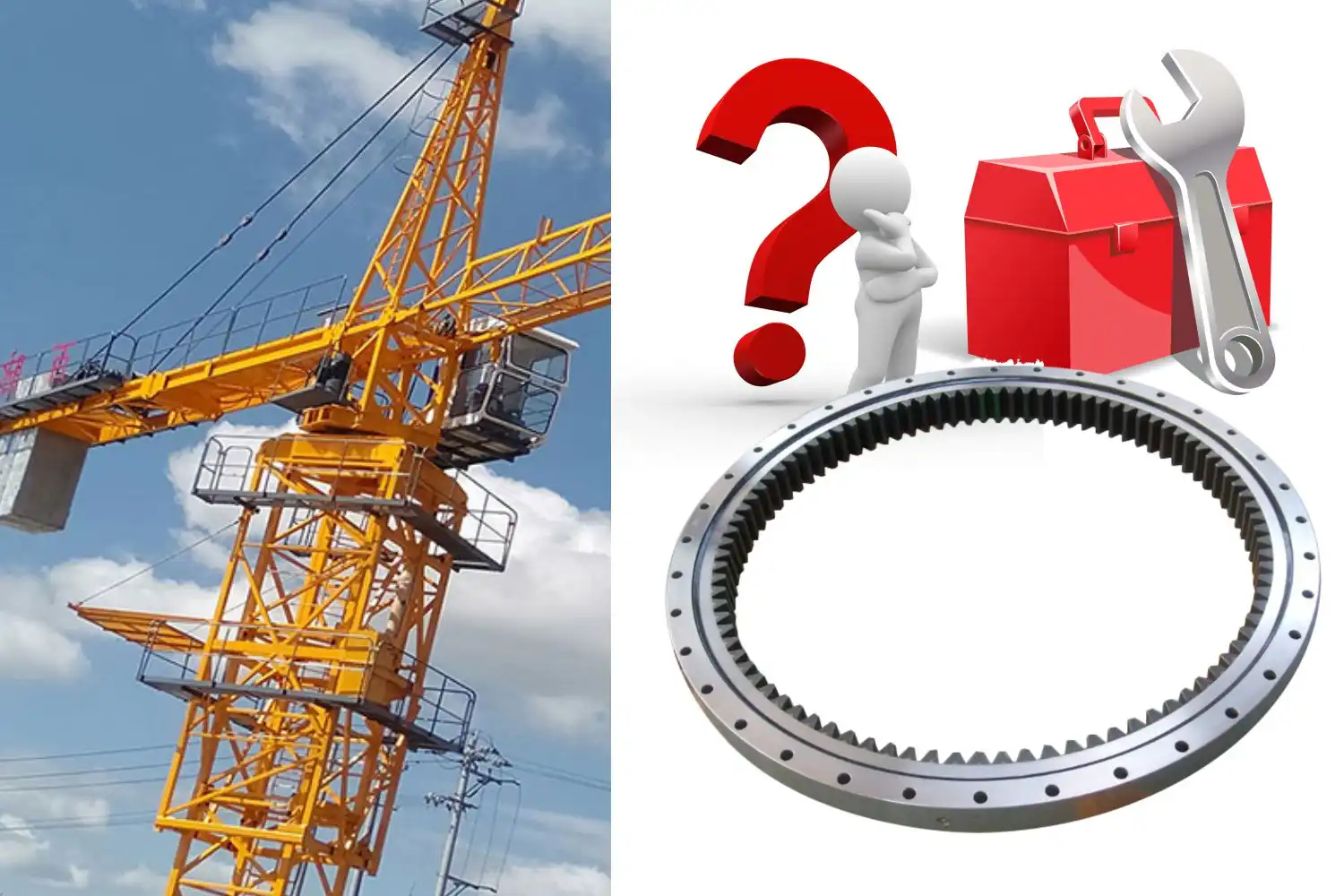 What Causes Tower Crane Slewing Bearing Wear and Tear? What Causes Tower Crane Slewing Bearing Wear and Tear?